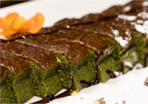 和の風味香る抹茶ショコラケーキ