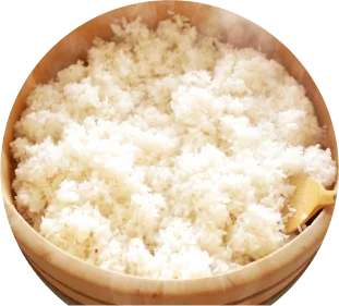 北海道産ゆめぴりかを使った酢飯