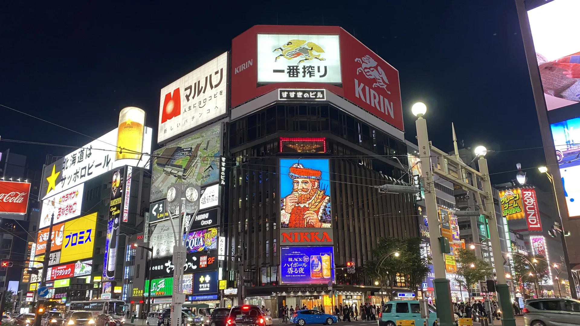 すすきのの夜